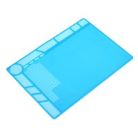 Heat Insulation Silicone Pad Desk Mat Repair Soldering Station Maintenance Platform