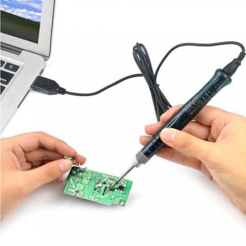 ANENG LT001 USB Powered Mini 5V 8W Electric Soldering Iron With LED Indicator Portable Soldering Tools