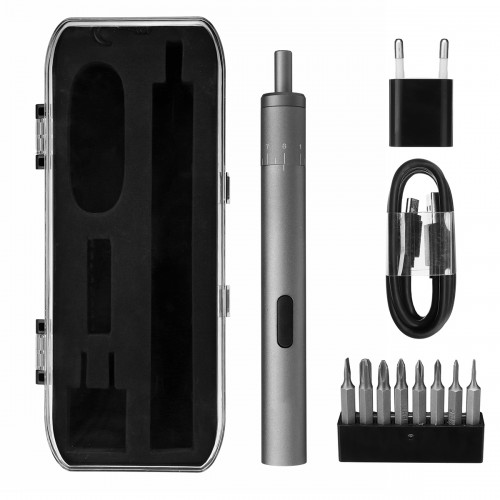 Precision Electric Screwdriver Cordless Power Screw Driver Set Magnetic Bit Kit