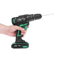 AC100-240V Li-ion Cordless Electric Screwdriver Power Drills 1 Battery 1 Charger