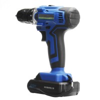 25V Rechargeable Cordless Drill Lithium-Ion Electric Hammer Screwdriver