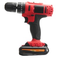 21V Cordless Hammers Impact Drill Rechargeable Electric Screwdriver 1 Charger 2 Batteries