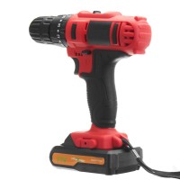 21V Cordless Hammers Impact Drill Rechargeable Electric Screwdriver 1 Charger 2 Batteries