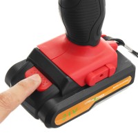 21V Cordless Hammers Impact Drill Rechargeable Electric Screwdriver 1 Charger 2 Batteries