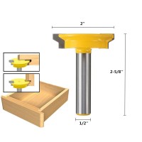 1/2 Inch Shank Straight Rail and Stile Router Bit Woodworking Chisel Cutter Tool