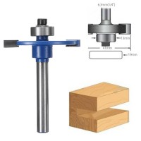 1/4 Inch Shank Biscuit Joiner Cutter Router Bit With Bearing Woodworking Cutter