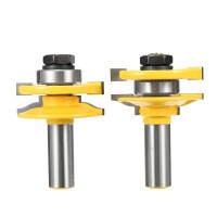 3pcs 1/2 Inch Shank Router Bit Rail Stile and Panel Raiser Woodworking Cutter