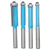 4pcs 1/4 Inch Shank Flush Trim Router Bit Set