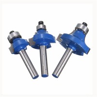 3pcs 1/4 Inch Shank Router Bits Trimming Cutter Woodworking Tool