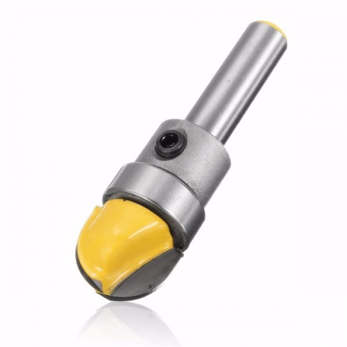 1/4 Inch Shank Bearing Round Nose Template Router Bit