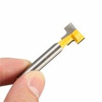 1/4 Inch Shank Yellow T-Slot Cutter Woodworking Router Bit For 1/2 Inch Hex Bolt