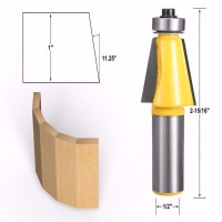 1/2 Inch Shank 11.25 Degree Router Bit Chamfer Bevel Edging Woodworking Cutter Tenoner