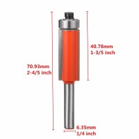 1/4 Inch Shank Straight/Dado Router Bit Woodworking Cutter Router Bit