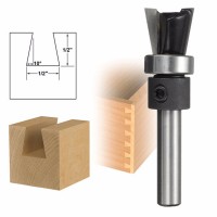 1/4 Inch Shank 10 Degree Carbide Dovetail Joint Router Bit With Bearing Woodworking Cutter