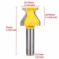 1/2 Inch Shank Door Lip And Finger Grip Router Bit Woodworking Cutter Router Bit